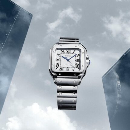 Cartier Santos Automatic Silver-White